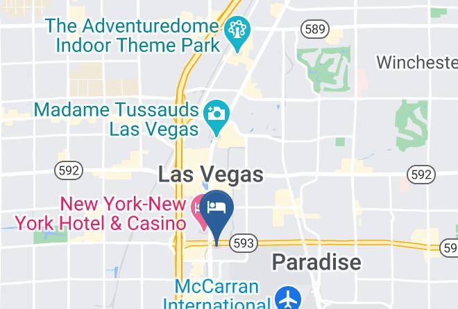 Clark - Tropicana Las Vegas A Doubletree By Hilton Hotel & Resort Maps