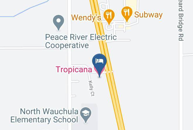 Hardee - Tropicana Motel Maps
