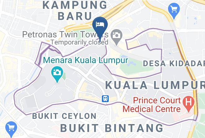 Tropicana The Residences Map