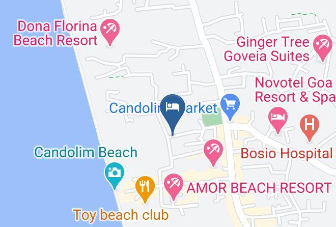 Bardez - Tropicano Beach Resort Maps