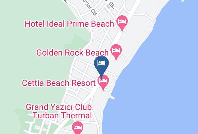 Marmaris - Tropical Beach Hotel Maps