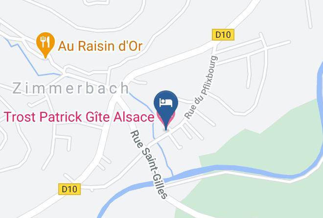 Haut Rhin - Trost Patrick Gite Alsace Maps
