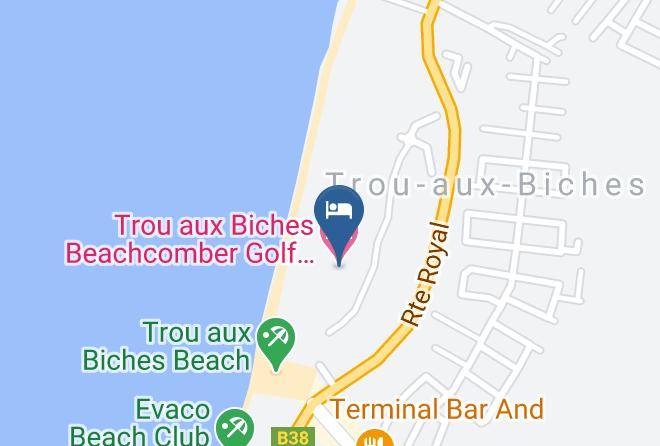 Trou Aux Biches - Trou Aux Biches Beachcomber Golf Resort & Spa Maps