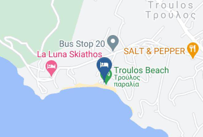 Sporades - Troulos Bay Hotel Maps