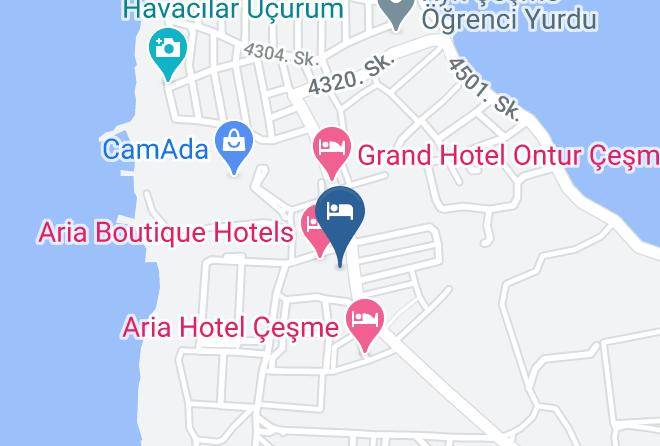 Cesme - Troy Boutique Hotel Maps