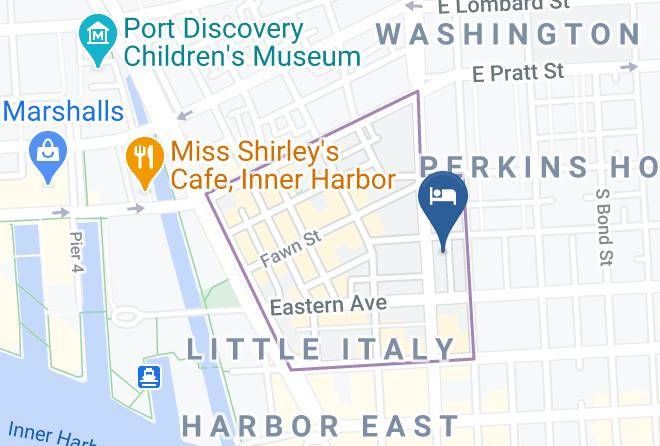 Baltimore City - Tru By Hilton Baltimore Harbor East Maps