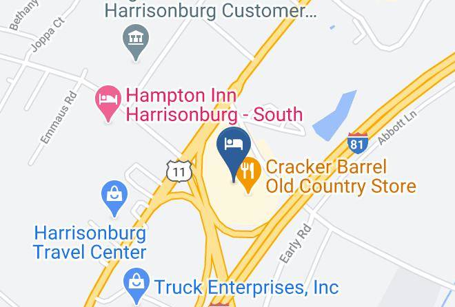 Harrisonburg City - Tru By Hilton Harrisonburg Maps