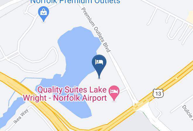 Norfolk City - Tru By Hilton Norfolk Airport Maps