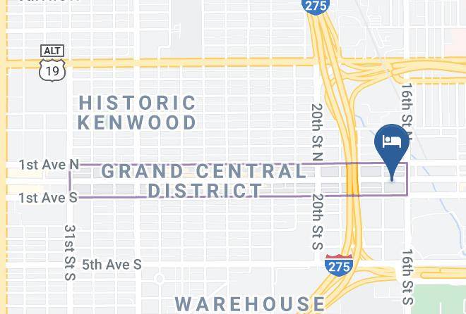 Pinellas - Tru By Hilton St Petersburg Downtown Central Ave Fl Maps