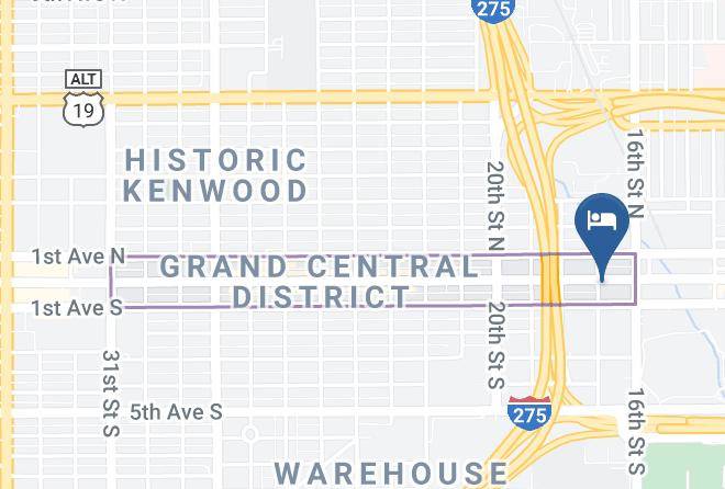 Pinellas - Tru By Hilton St Petersburg Downtown Central Ave Maps