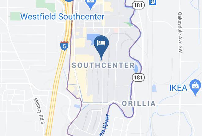 Tru By Hilton Tukwila Southcenter Wa Map
