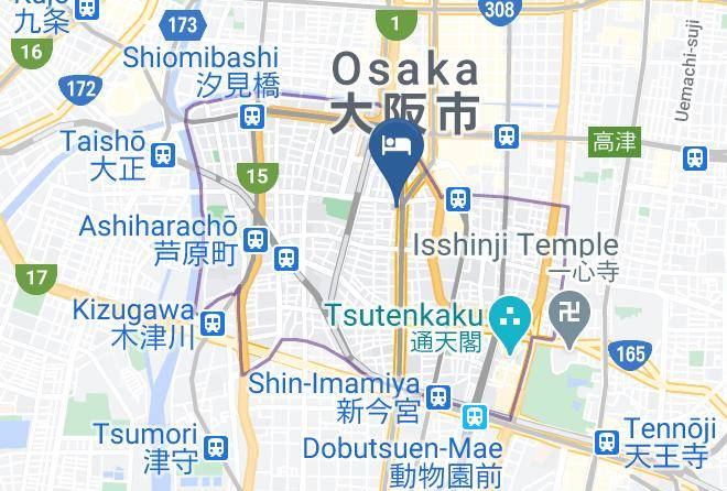 Osaka City Naniwa Ward - True Inn Maps