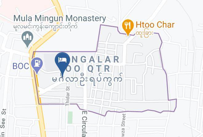 Taunggyi - True Treasure Hotel Maps