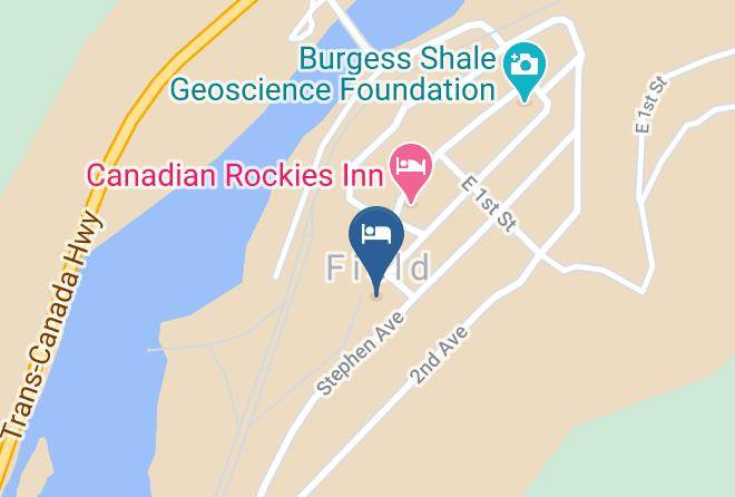 Columbia Shuswap - Truffle Pigs Bistro & Lodge Maps