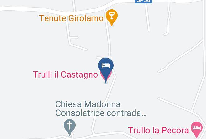 Trulli Il Castagno Map
