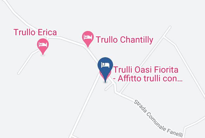 Trulli Oasi Fiorita Affitto Trulli Con Piscina Rent A Trulli Map