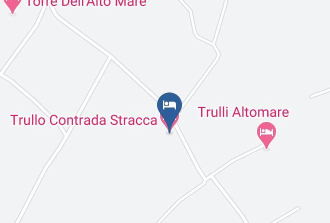 Lecce - Trullo Contrada Stracca Maps