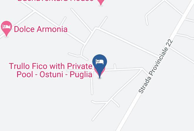 Brindisi - Trullo Fico With Private Pool Ostuni Puglia Maps