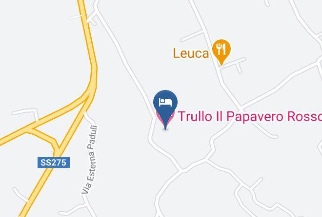Lecce - Trullo Il Papavero Rosso Maps