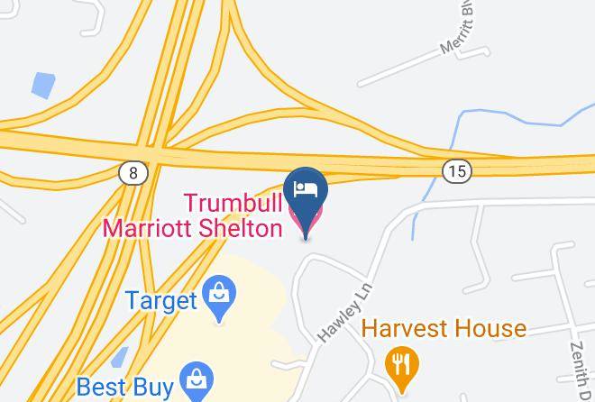 Trumbull Marriott Shelton Map