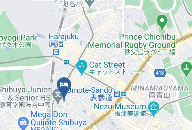 Shibuya Ward - Trunk Hotel Maps