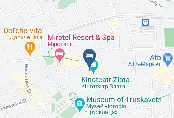 Truskavets - Truskavets Central Jam Mini Hotel Maps