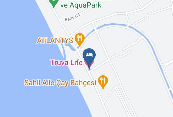 Samandag - Truva Life Hotel Maps
