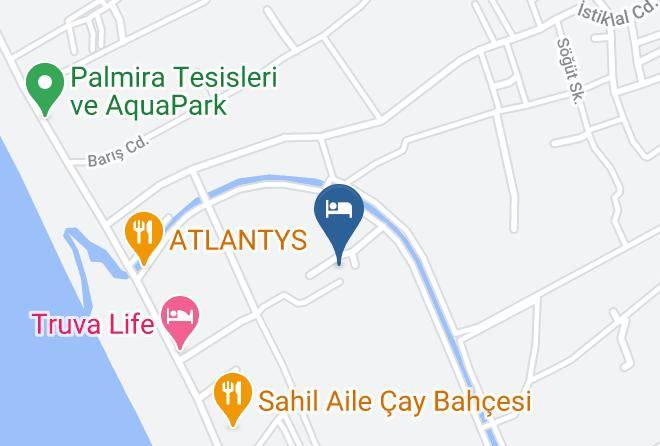 Samandag - Truva Life Otel Maps
