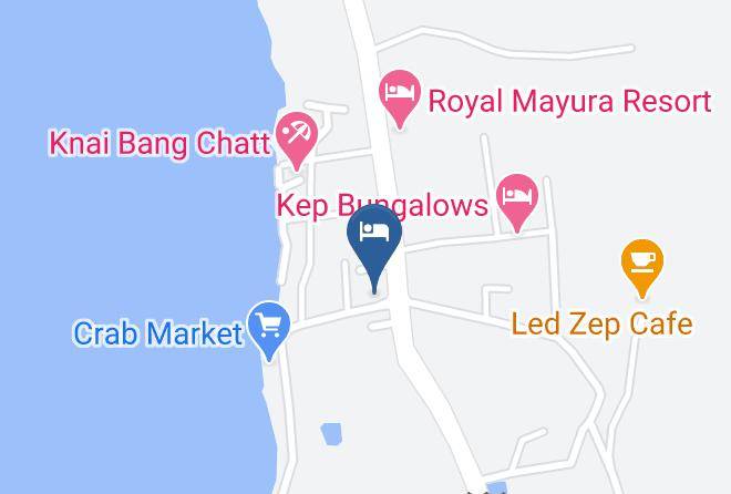 Kaeb Town - Try Palace Resort & Spa Maps