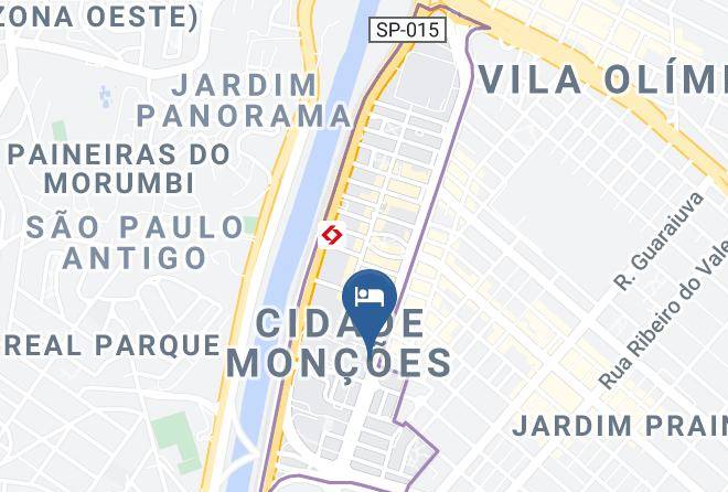 Sao Paulo Itaim Bibi - Tryp Brooklin Maps