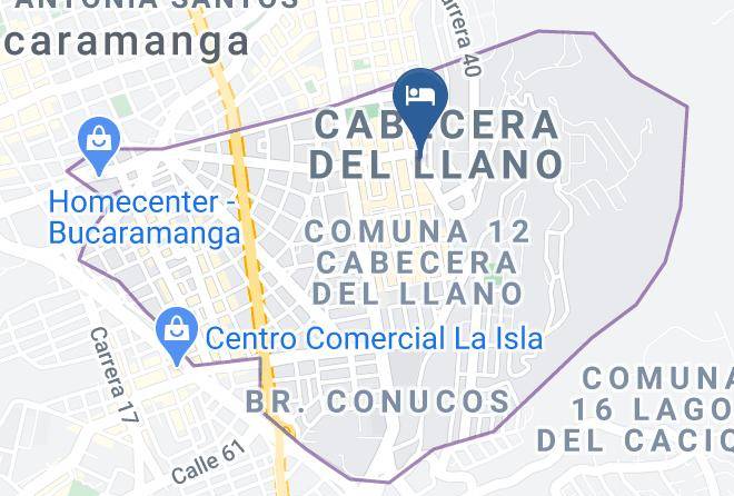 Tryp Bucaramanga Cabecera Map