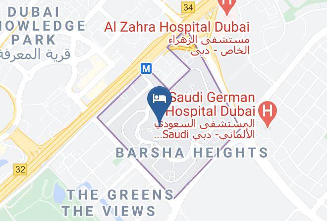 Dubai - Tryp By Wyndham Dubai Maps