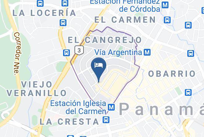 Bella Vista - Tryp By Wyndham Panama Centro Maps