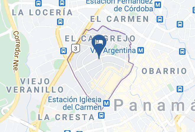 Bella Vista - Ramada By Wyndham Panama Centro Via Argentina Maps