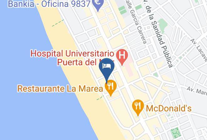 Cadiz - Hotel Cadiz Paseo Del Mar Affiliated By Melia Maps