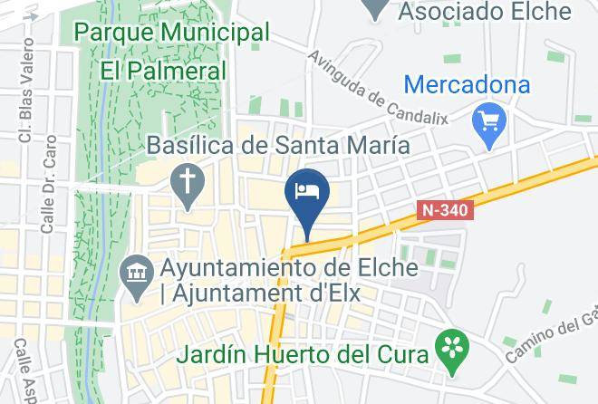 Alicante - Tryp Ciudad De Elche Hotel Maps