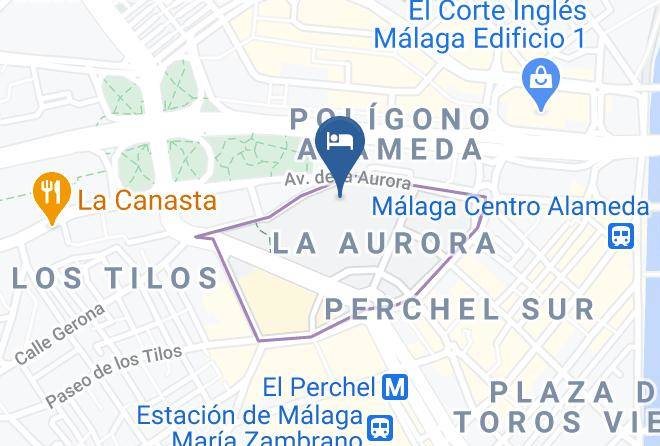 Malaga - Hotel Malaga Alameda Centro Affiliated By Melia Maps