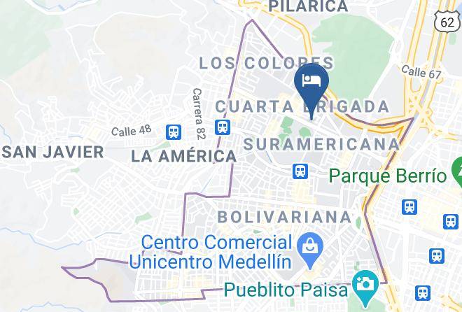 Tryp Medellin Hotel Map
