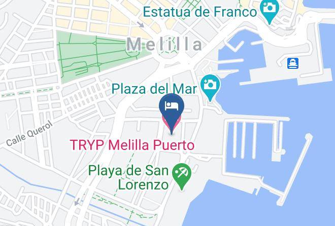 Melilla - Hotel Melilla Puerto Affiliated By Melia Maps