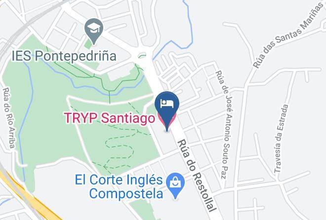 Auna - Tryp Santiago Maps