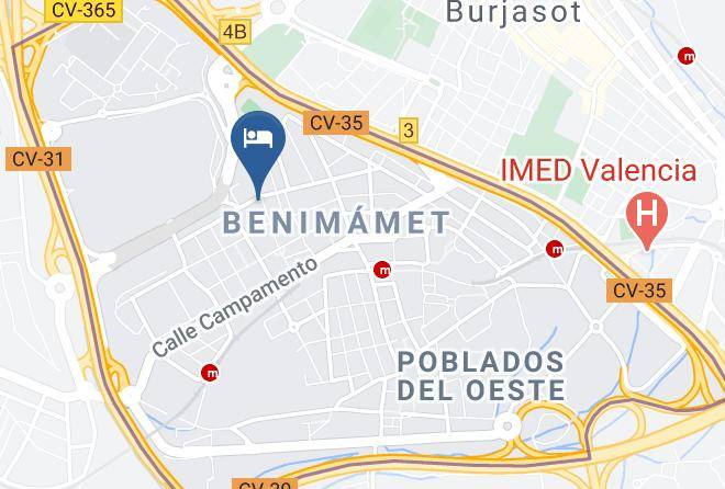 Valencia - Hotel Port Feria Maps