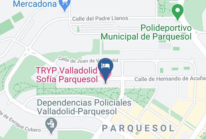 Valladolid - Tryp Valladolid Sofia Parquesol Hotel Maps