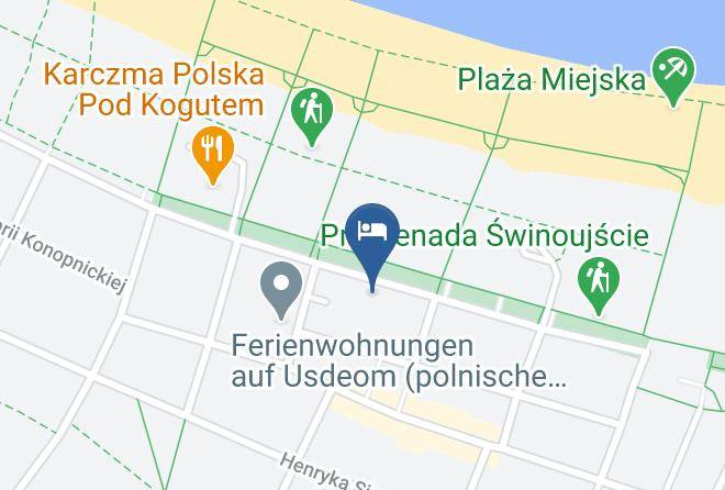 Swinoujscie - Tryton Dom Wczasowy Maps