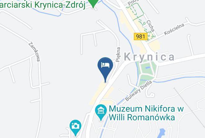 Nowosadecki - Tryumfy Domy Wczasowe Maps