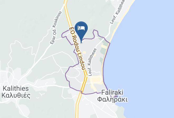 Dodecanese - Tsampika Hotel Maps