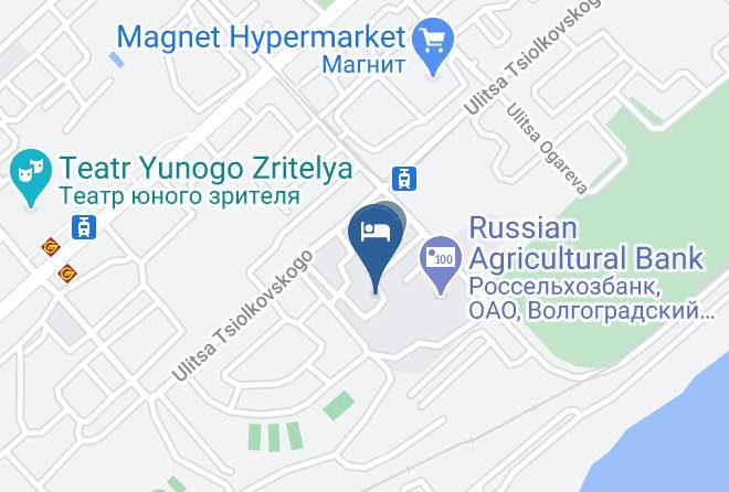 Volgograd - Tsaritsynskaya Hotel Maps