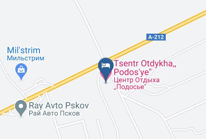 Pskovsky District - Tsentr Otdykha Podos'ye Maps