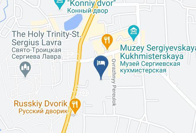 Sergiyevo Posadsky District - Tsentralnaya Hotel Maps