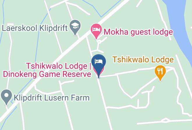 Tshikwalo Lodge Dinokeng Game Reserve Map