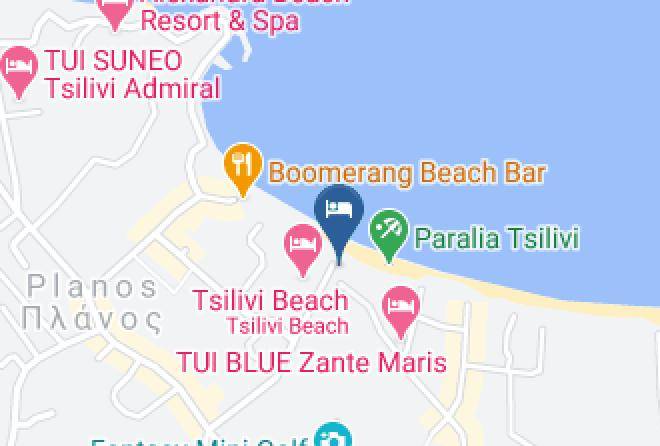Zakinthos - Tsilivi Palazetto Hotel Maps